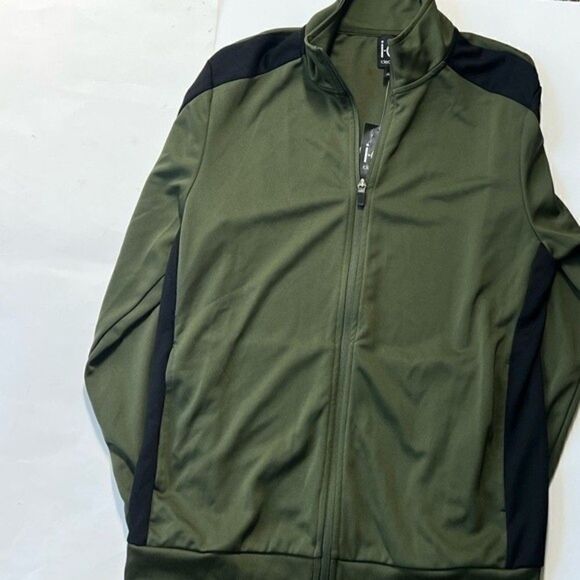 ID Ideology Men's Regular-Fit
Moisture-Wicking Knit Jacket, Native
Grn Blk Small - Picture 3 of 5